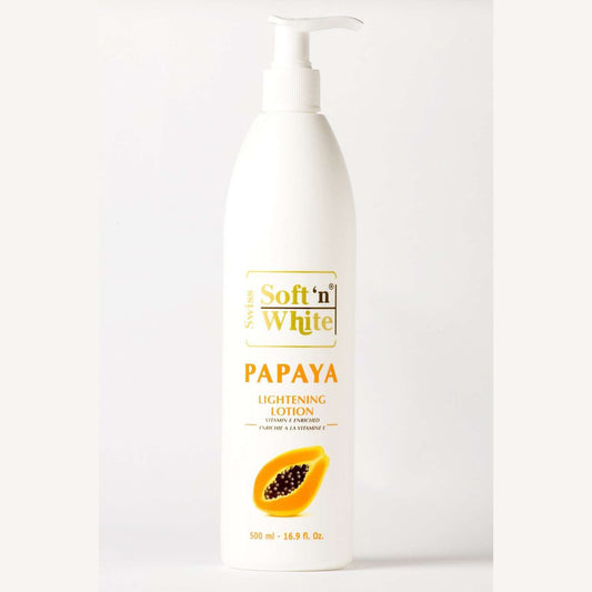 Soft N White Papaya Lotion 16.9 Oz