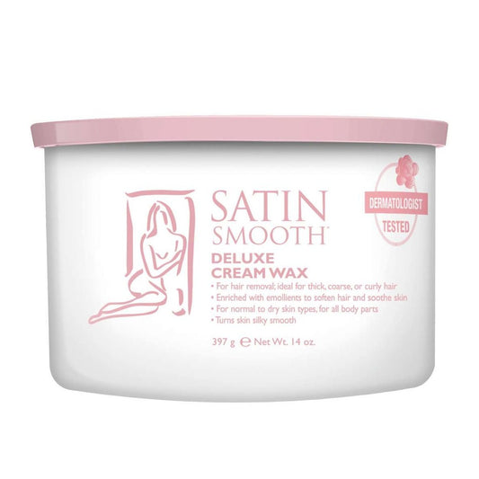 Calentador de cera suave satinado doble 14 oz