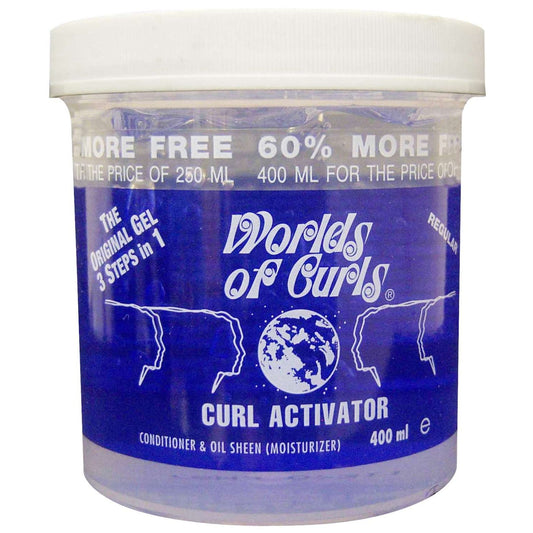 Worlds Of Curls Gel Activator Regular Bonus 16 Oz
