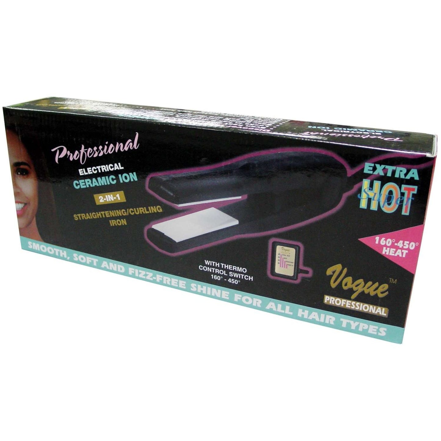 Plancha alisadora Vogue Ceramic 2 en 1