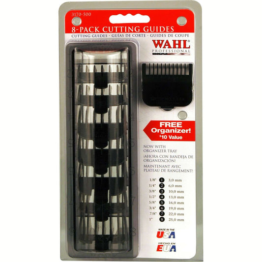 Accesorios de peine de plástico Wahl 1 - 8 negro