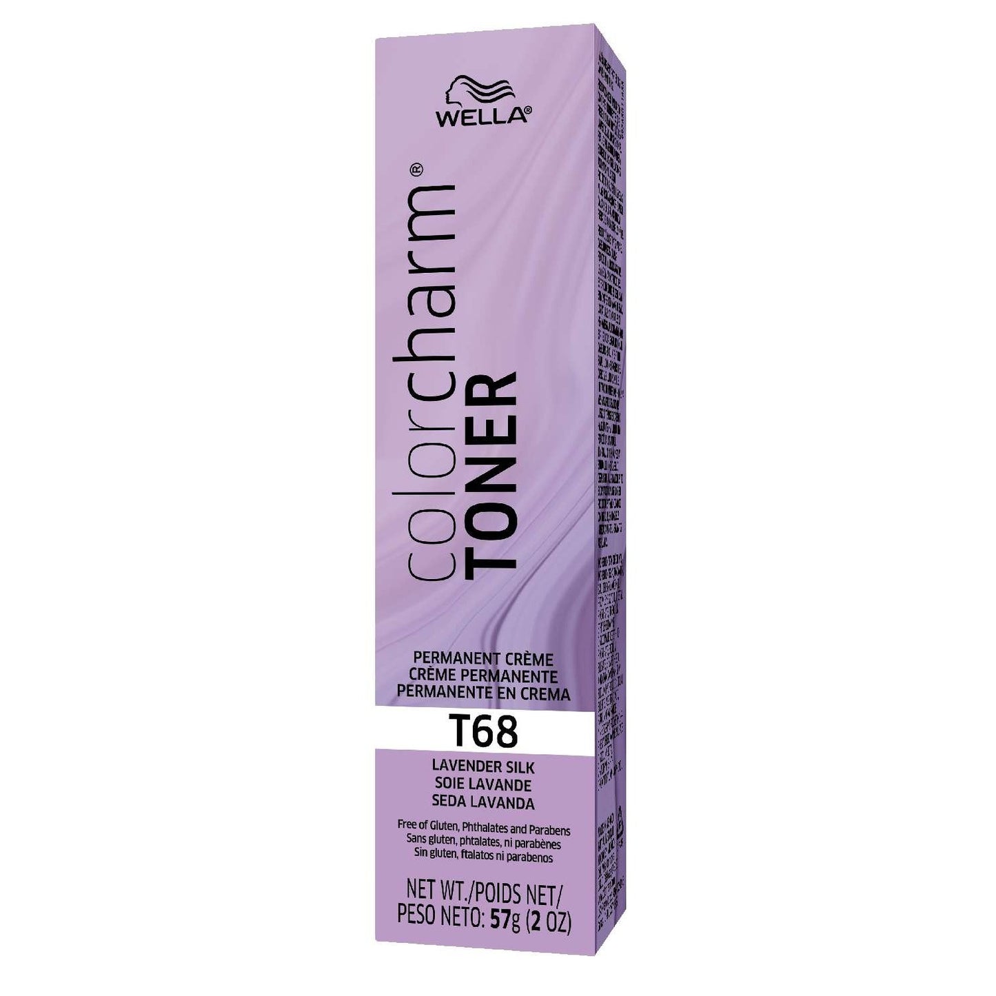 Wella Color Charm Tóner Crme Permanente T68 Seda Lavanda 2.0 Oz