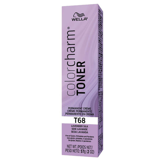 Wella Color Charm Permanent Crme Toner T68 Lavender Silk 2.0 Oz