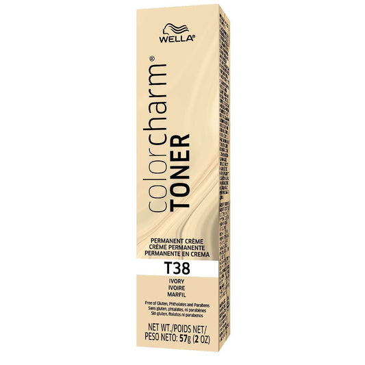 Wella Color Charm Permanent Crme Toner T38 Ivory 2.0 Oz