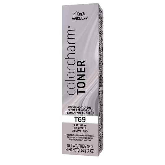 Wella Color Charm Permanent Crme Toner T69 Pearl Gray 2.0 Oz