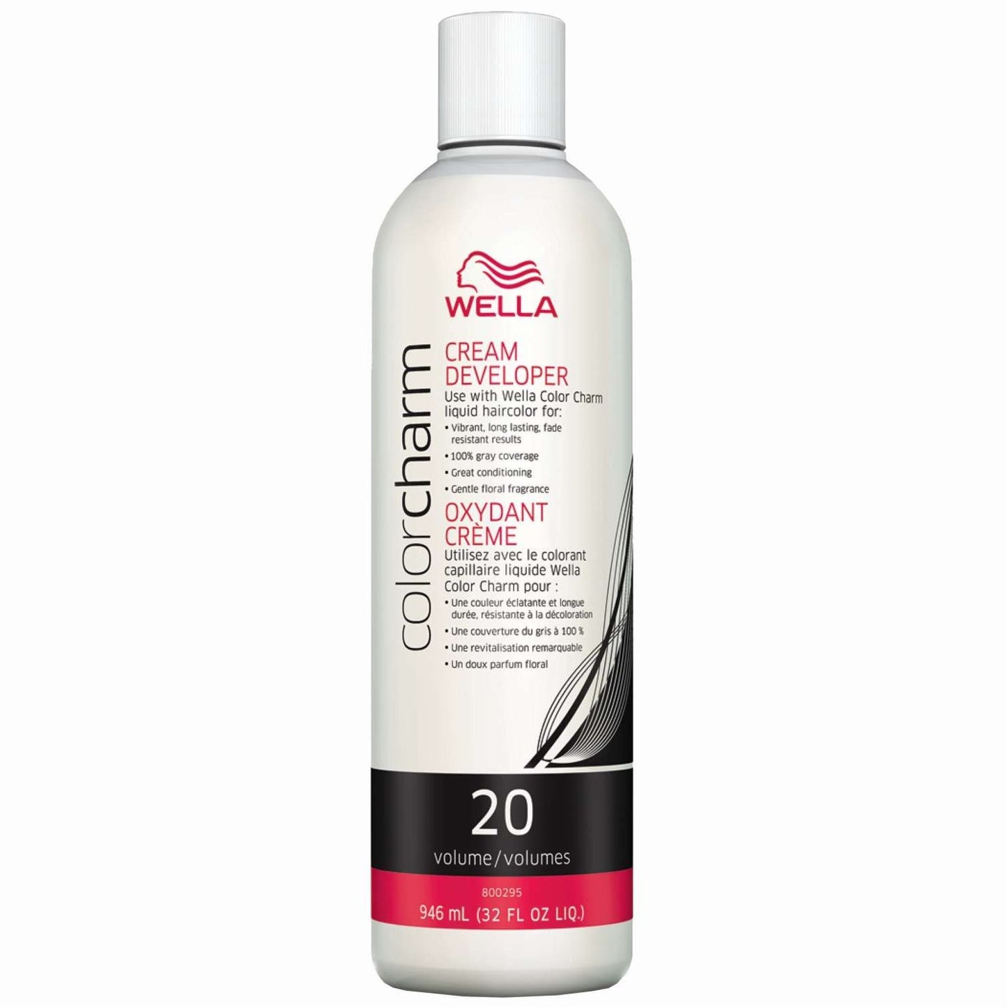 Wella Color Charm Cream Developer 20 Volume 32 Oz