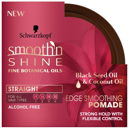 Smooth N Shine Black Seed Oil  Coconut Oil Straight Edge Smoothing Pomade