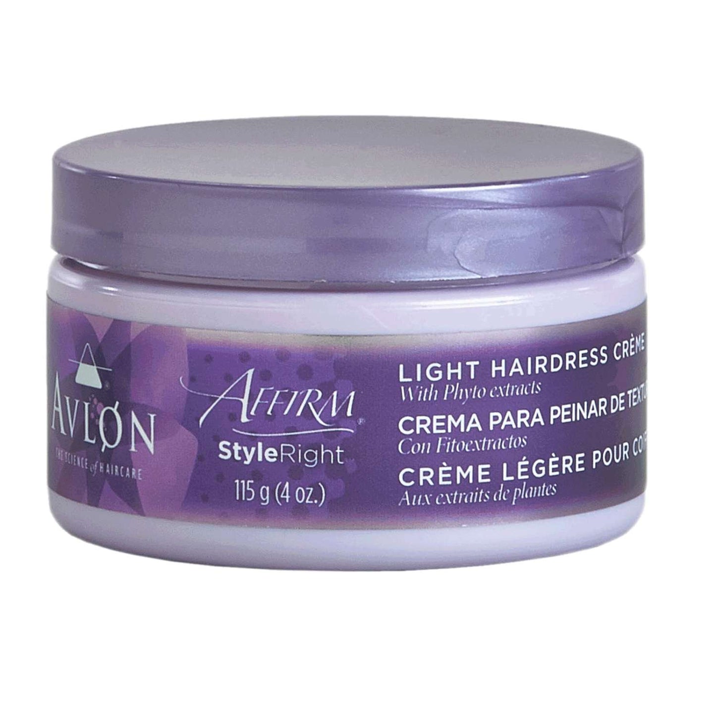 Affirm Style Right Light Hairdress Cream  4Oz