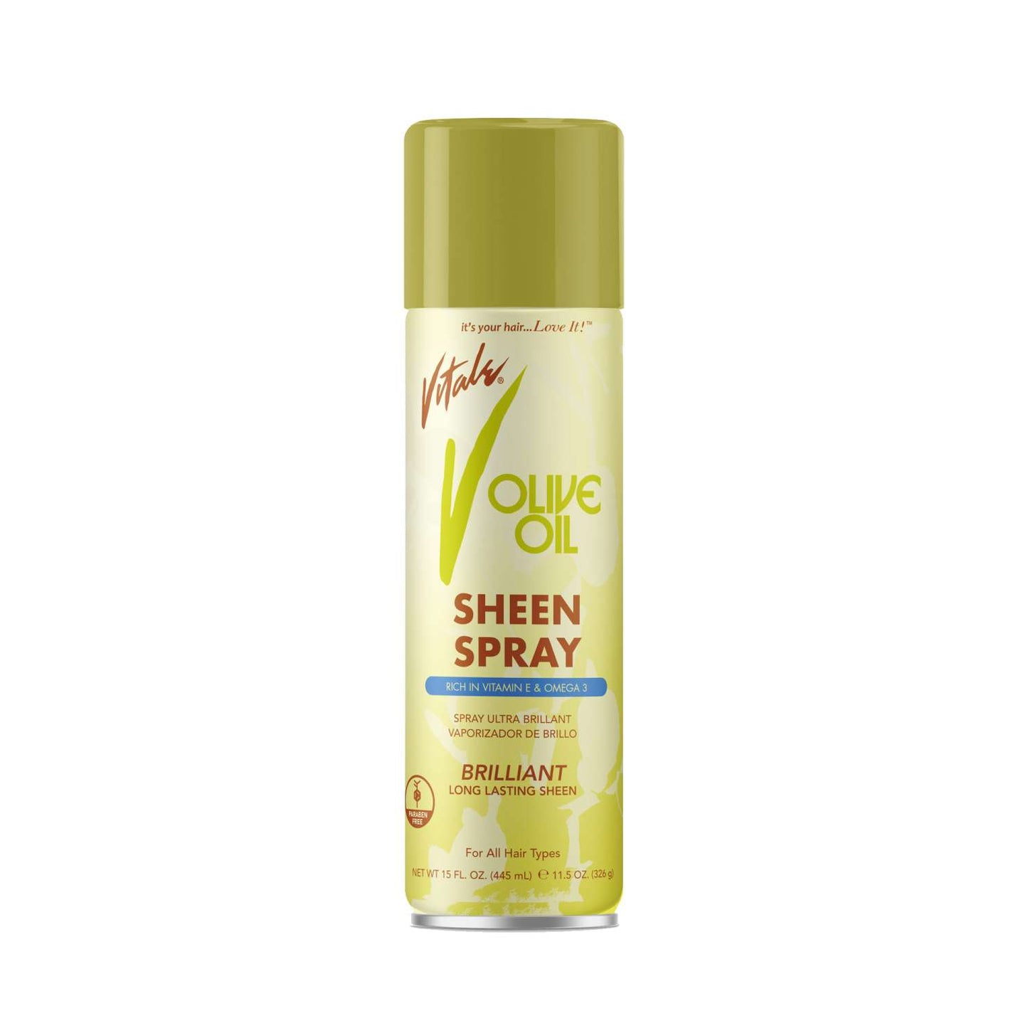 Spray de brillo de aceite de oliva Vitale