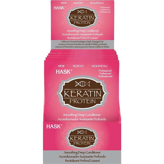 Hask Moisturizing Deep Conditioner Pack Keratin 12-Piece Display