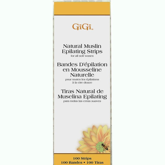Gigi Tiras Depiladoras Muselina Natural Pequeñas