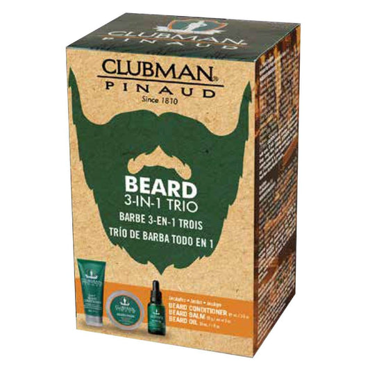 Clubman Pinaud Beard 3-In-1 Trio