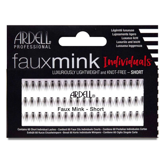 Faux Mink Individuals Short Black