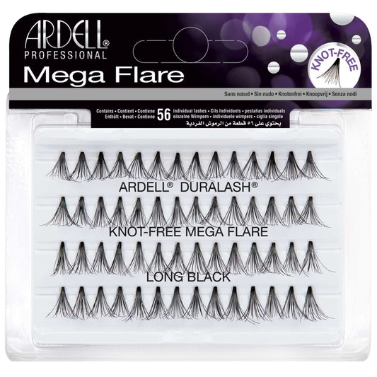 Ardell Mega Flare Individuals Knot-Free Long Black