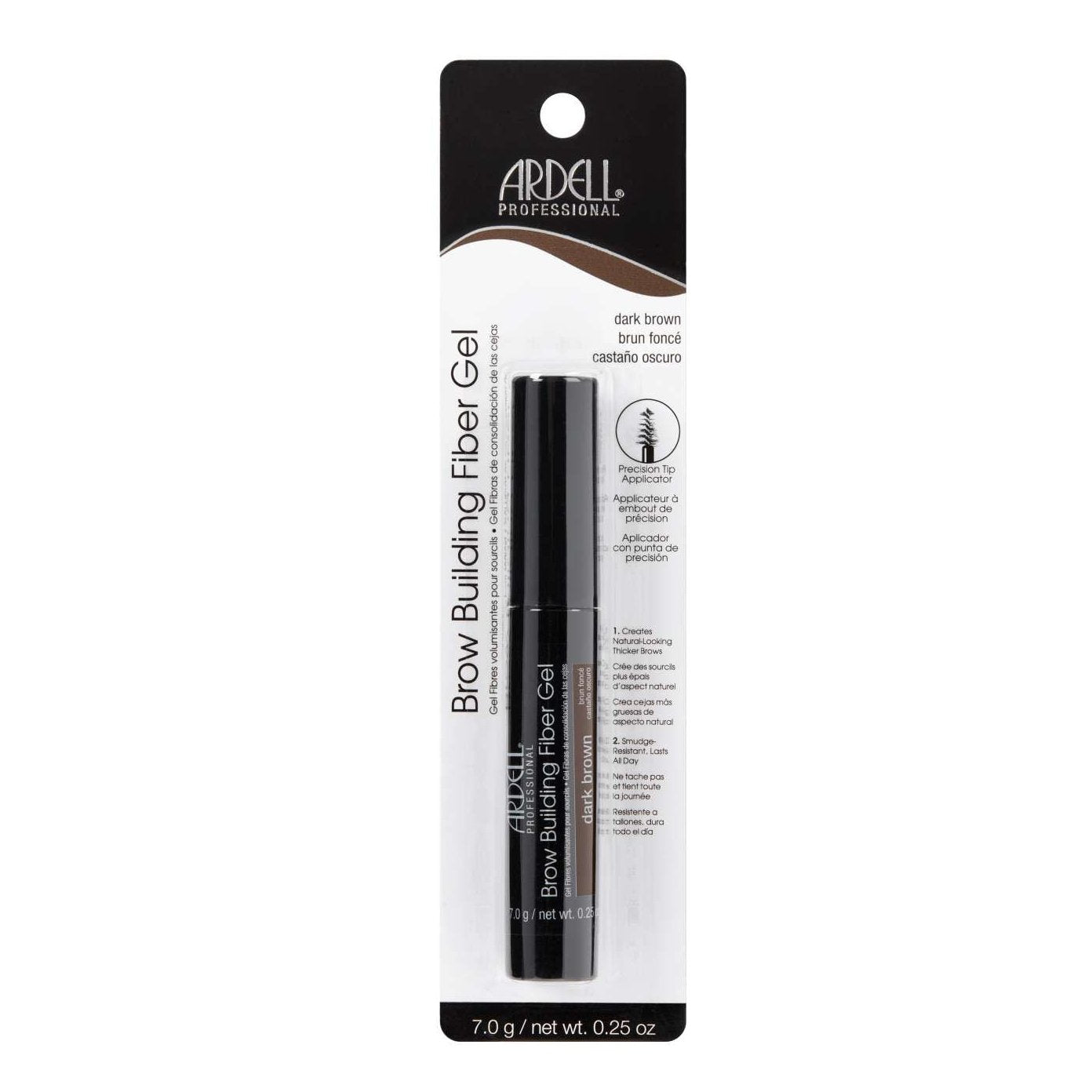 Ardell Brow Building Fiber Gel Castaño oscuro