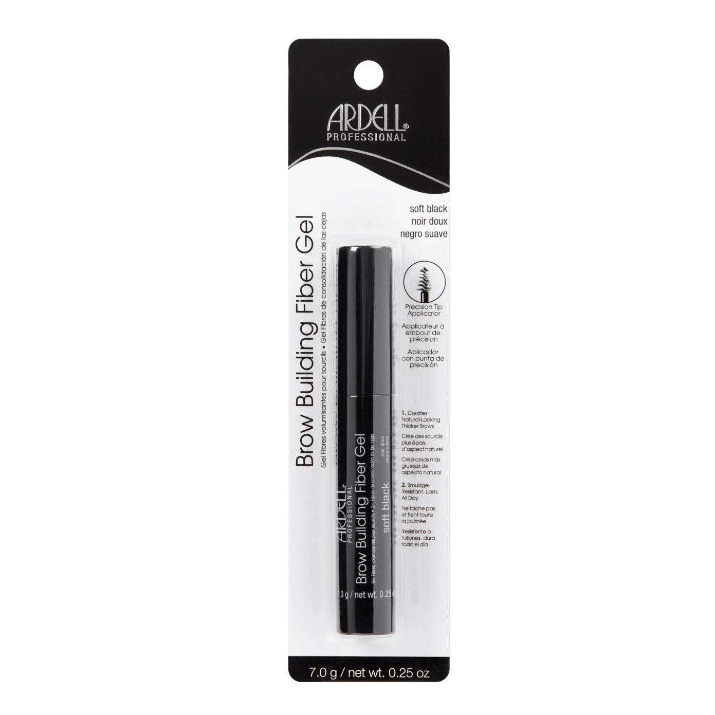 Ardell Brow Building Fiber Gel Suave Negro