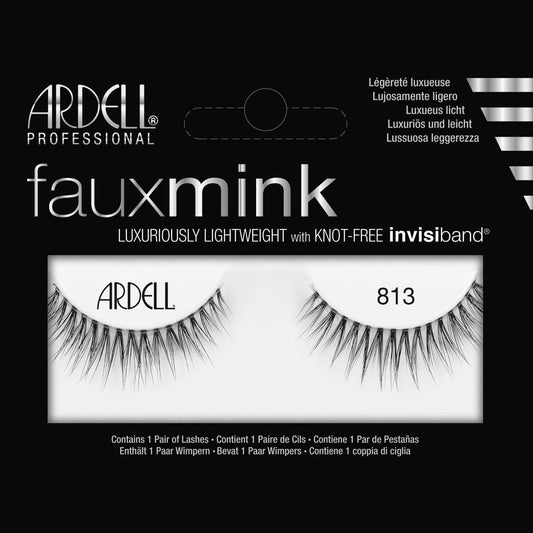 Ardell Faux Mink Luxuriously Lightweight With Invisiband 813