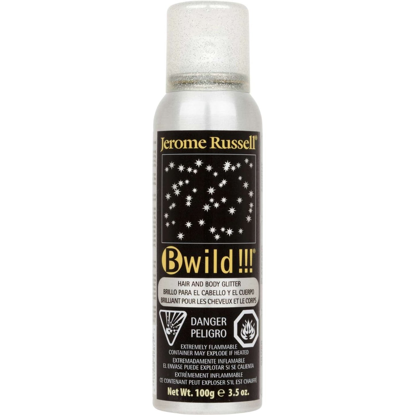 Jerome Russell B Wild Glitter Spray Plata