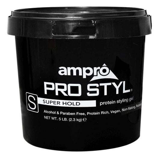 Ampro Gel Peinador Protein Black-Super Fijación