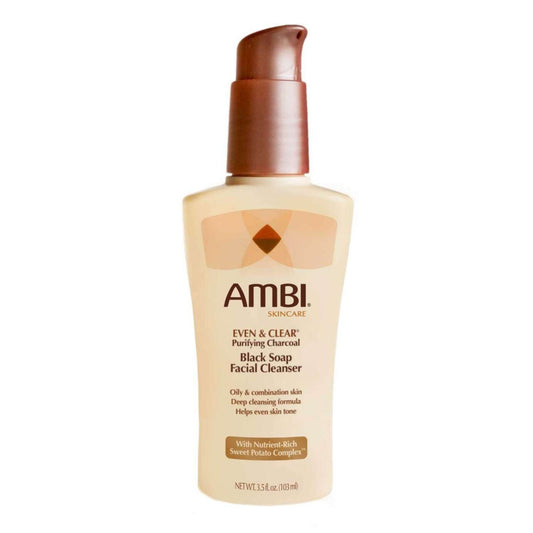 Ambi Even  Clear Purifying Charcoal Black Soap Facial Cleanser