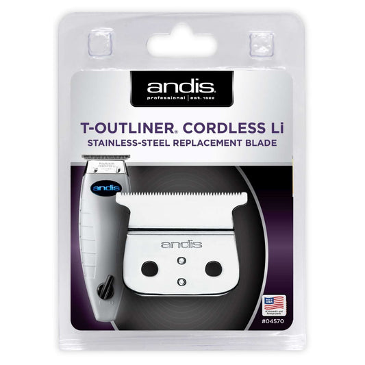 Andis Cordless Replacement T-Outliner Li Blade - Stainless Steel