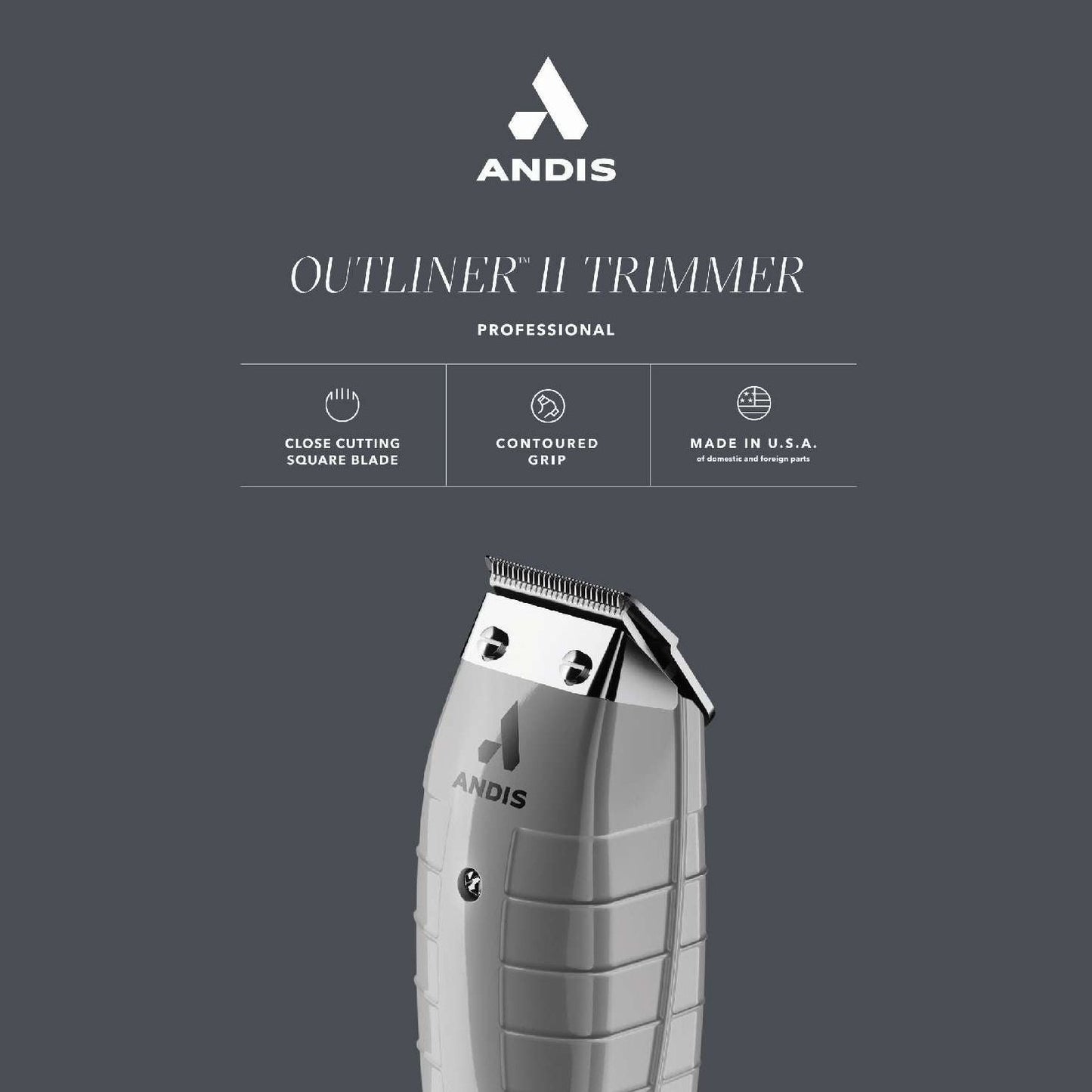 Andis Outliner Ii Square Blade Trimmer