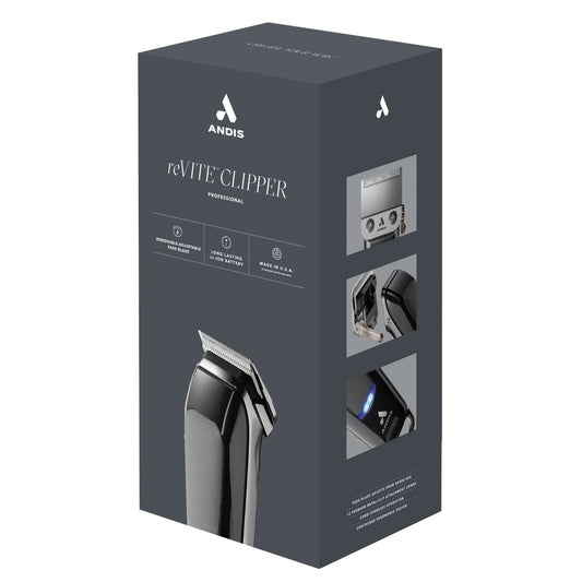 Andis Revite Black Fade Blade Clipper Carcasa inferior de metal