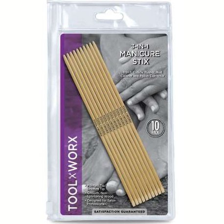 Toolworx Manicure Sticks 6-Piece Pack