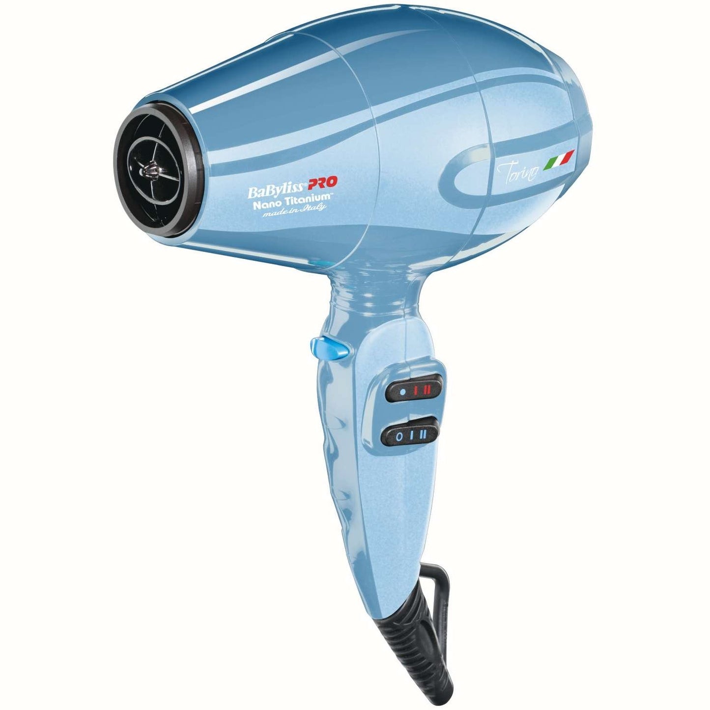 Secadora Mediana Babyliss Nano Titanium Torino Azul