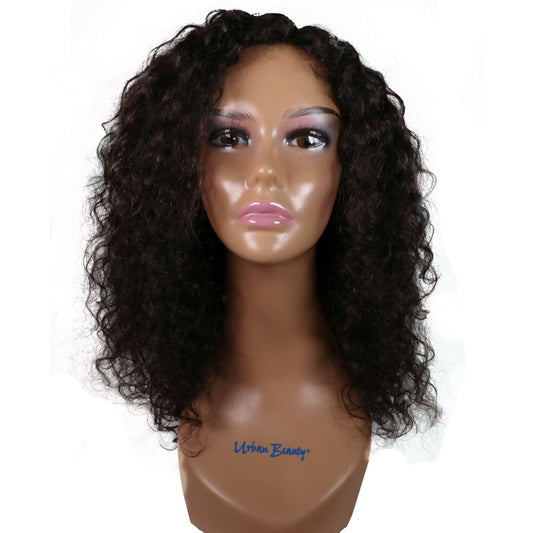 Bare Beauty - Peluca de cabello humano 360 Lace Curl Color natural