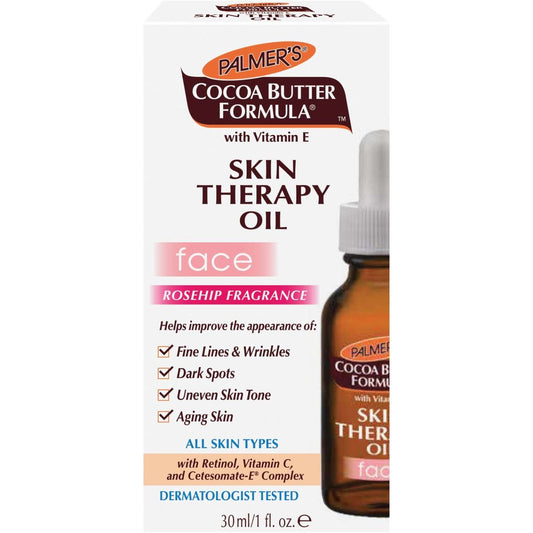 Aceite terapéutico para el cuidado de la piel con manteca de cacao Palmers