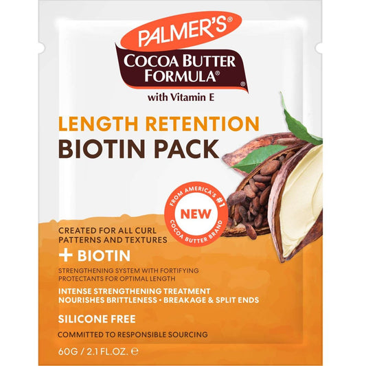 Paquete de biotina de retención de longitud de biotina y manteca de cacao