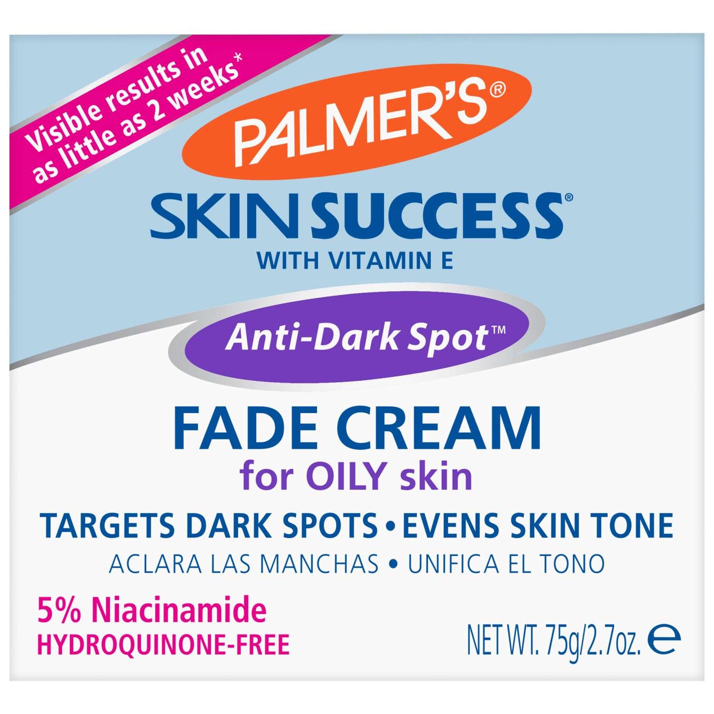 Palmers Skin Care Success Fade Cream Cuidado de la piel grasa