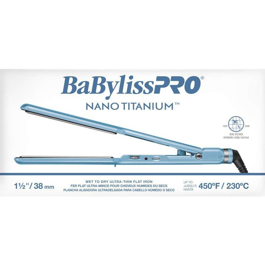 Babylisspro Nano Titanium Wet-To-Dry Ultra-Thin Straightener