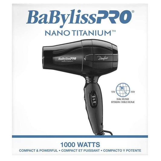 Secador Compacto Babylisspro Nano Titanium Bambino