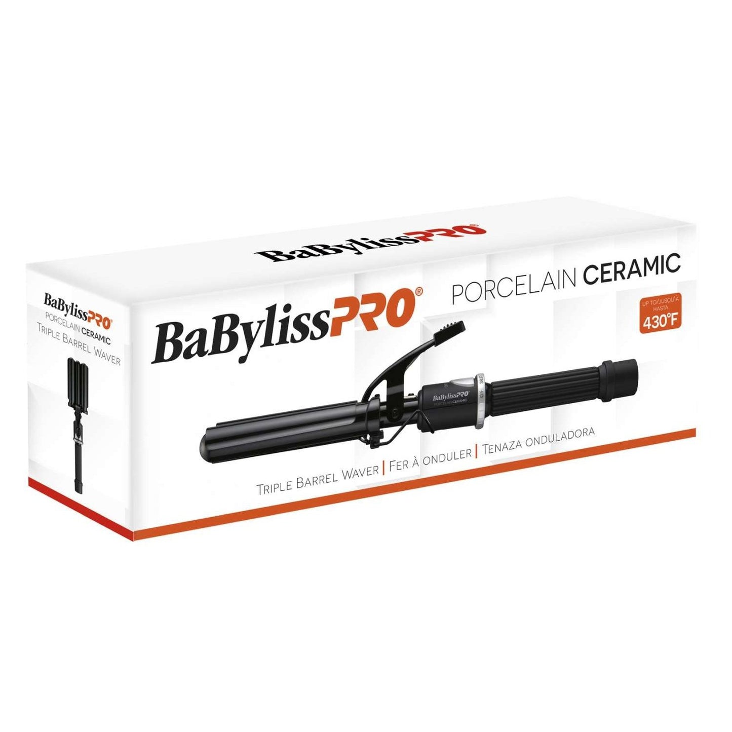 Babylisspro Porcelana Cermaic Triple Barril Waver