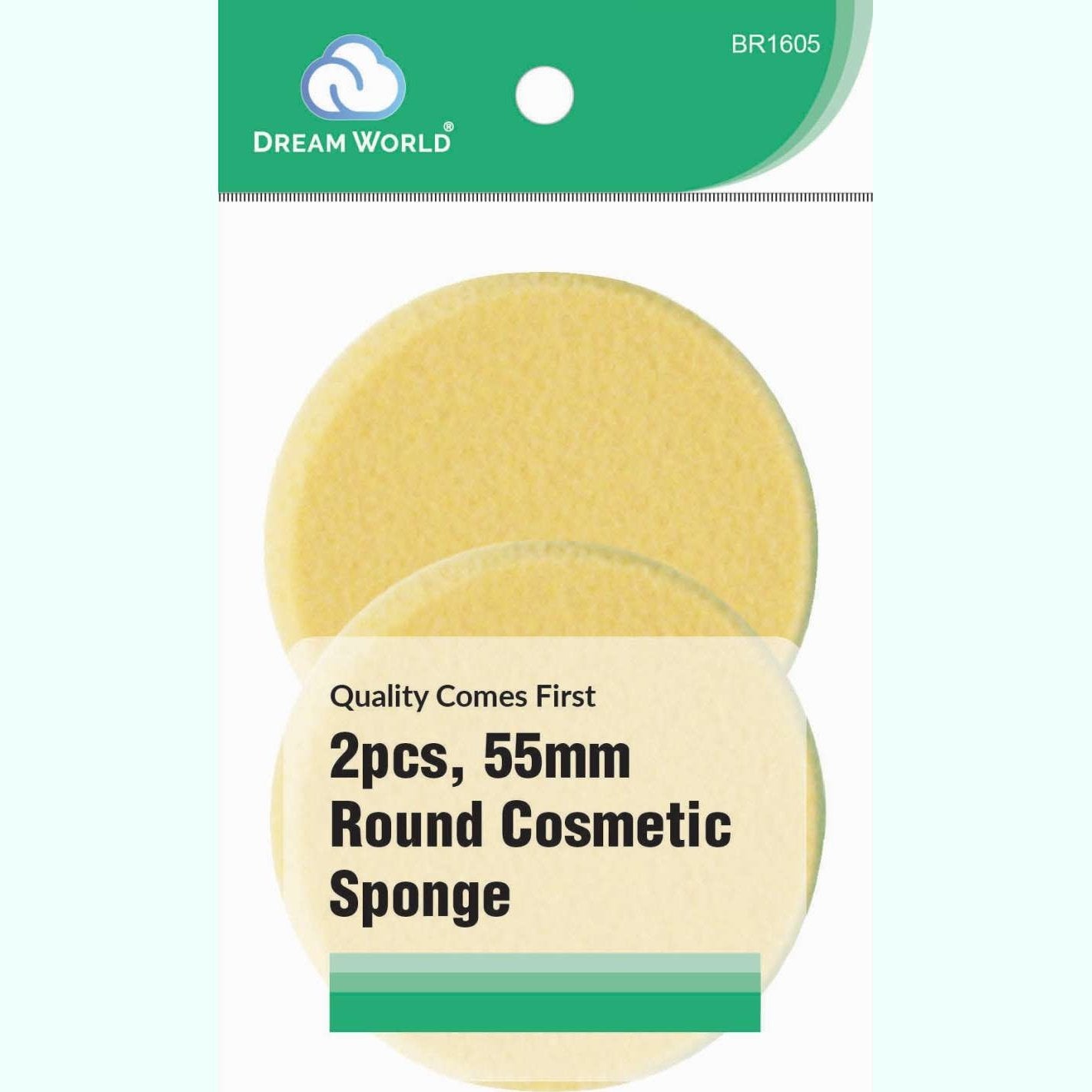 Brittny Cosmetic Sponge Round 2-Piece