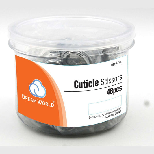 Brittny Cuticle Scissor 48-Piece Jar