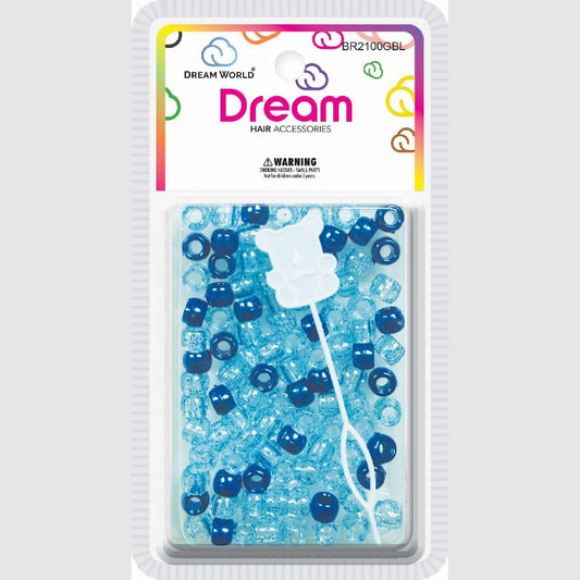 Chloe Bead 2100 Redondo Glitter Azul