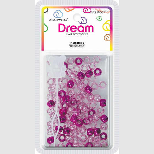 Chloe Bead 2100 Redondo Glitter Rosa