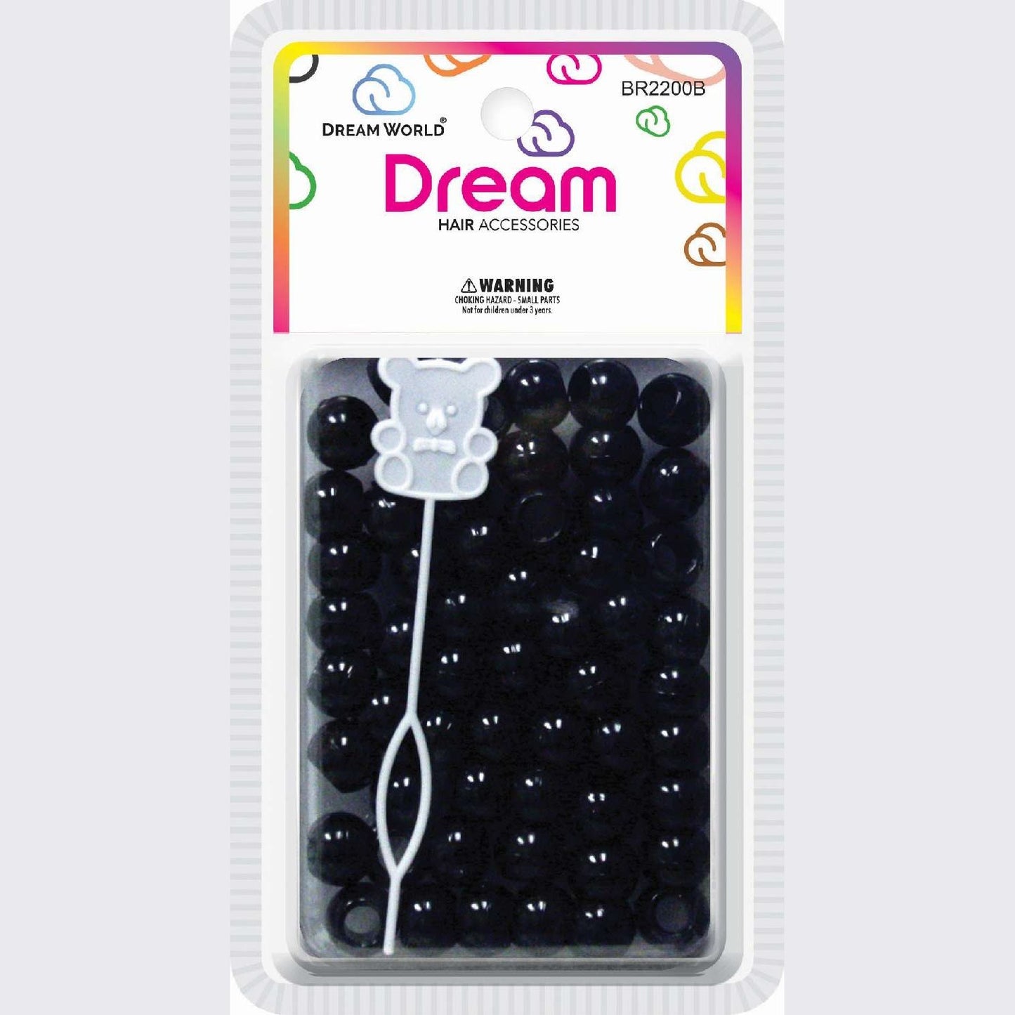 Chloe Bead Round Big 60 Black