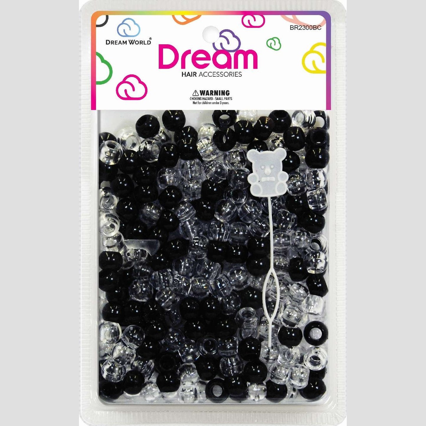 Chloe Bead Round Big 200 Blackclear