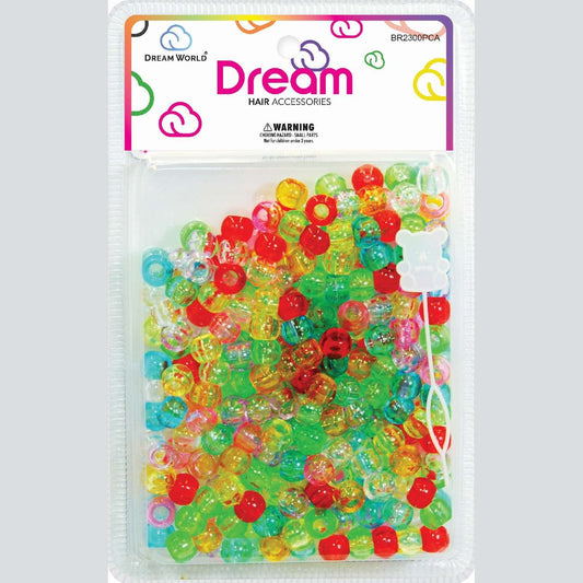 Chloe Bead Round Big 200 Clear Assort