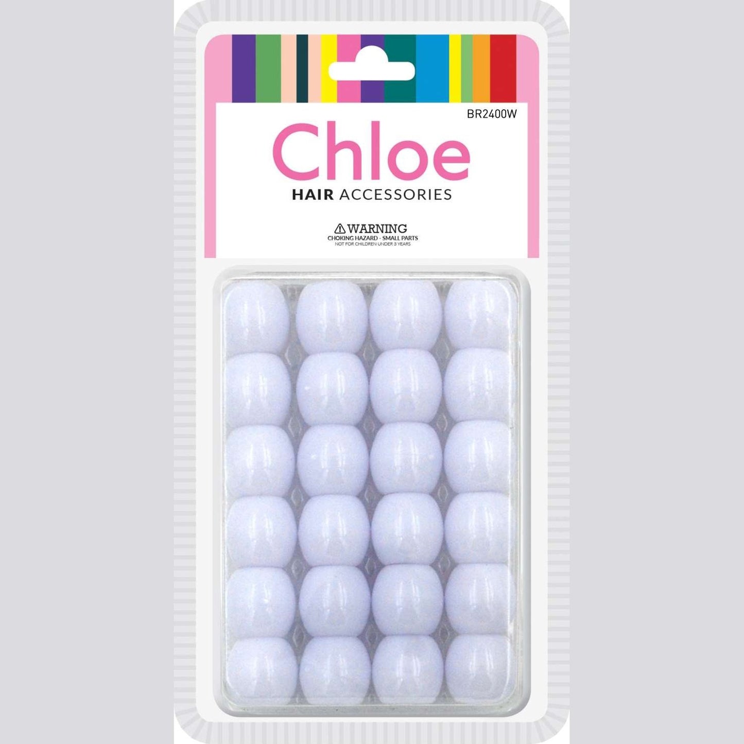 Chloe Bead Round Jumbo White
