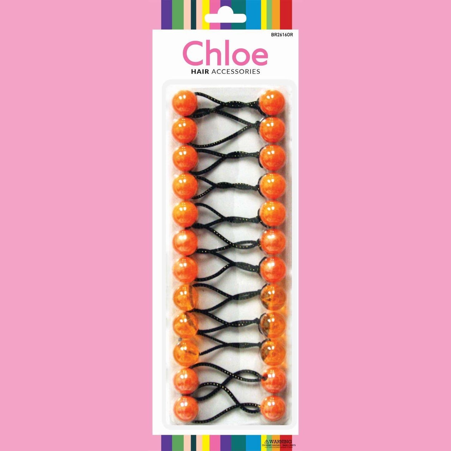 Chloe Cola De Caballo 2616 Naranja Surtido