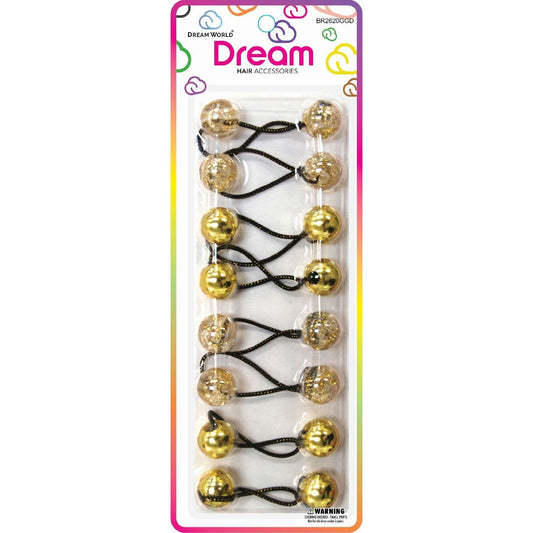 Chloe Bead 2200 Round Glitter Pink Assort