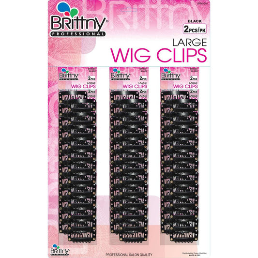 Brittny Wig Clip 36Pk2Pk Black