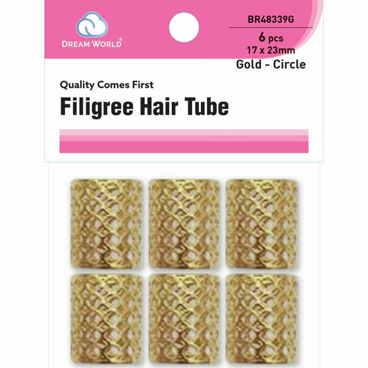 Brittny Hair Accessories Filigree Tube Circle