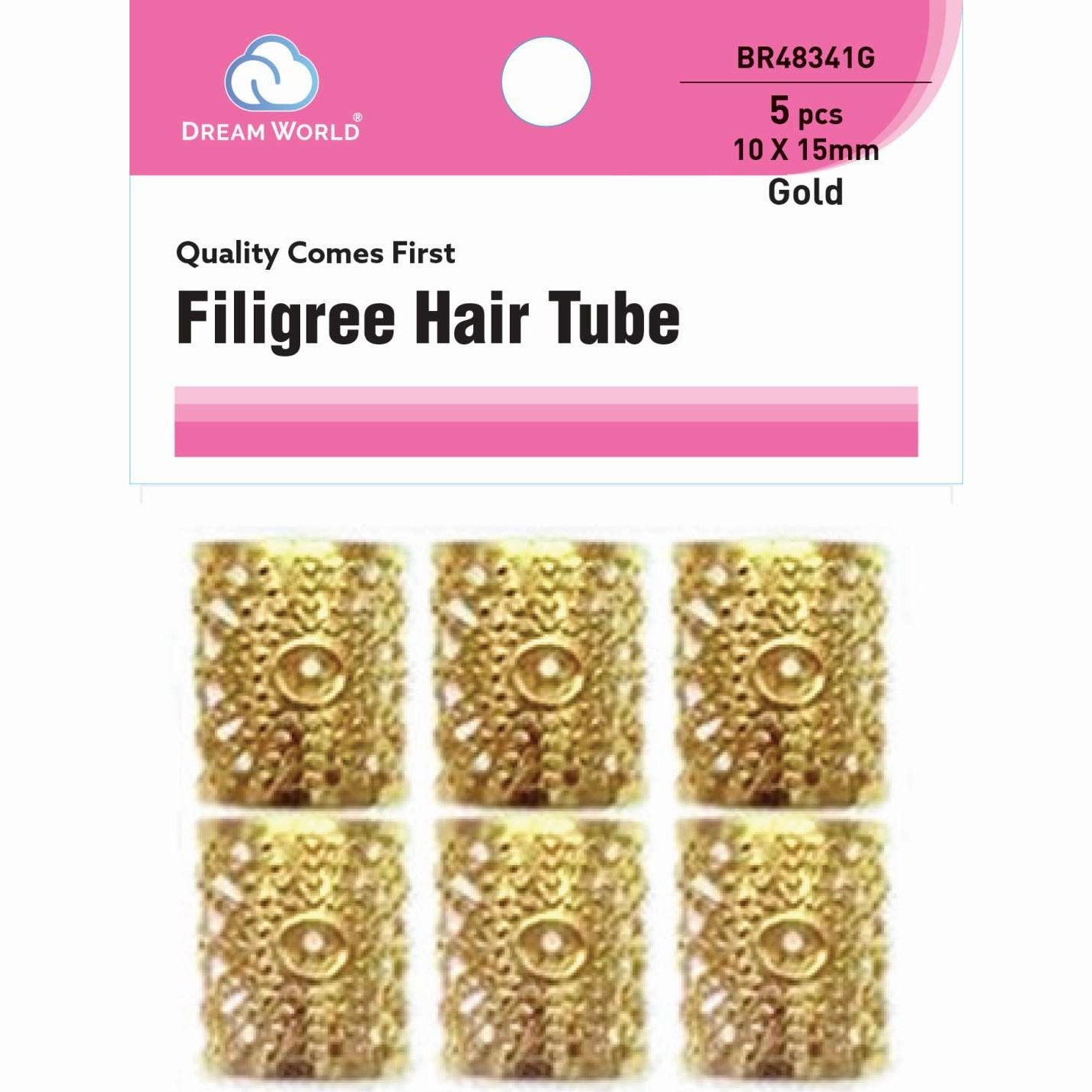 Brittny Hair Accessories Filigree Tube Eye 10