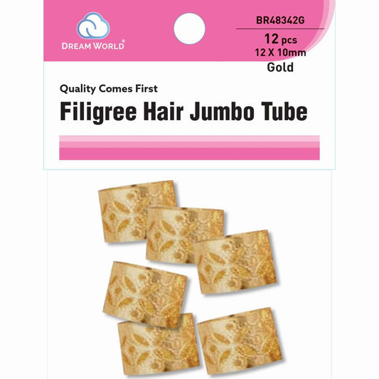 Brittny Hair Accessories Filigree Tube Jumbo